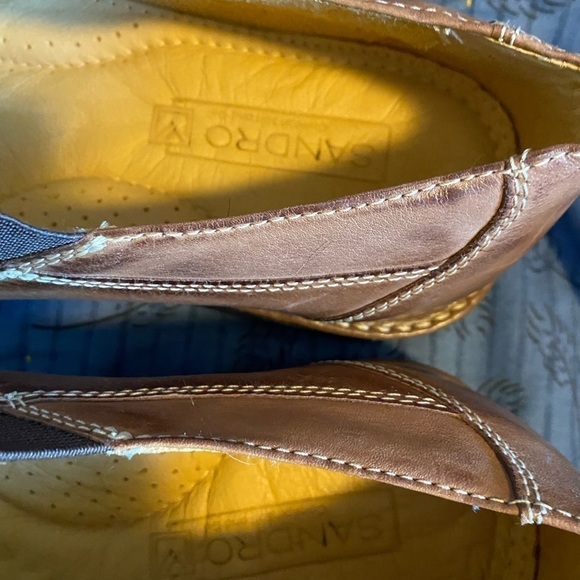SANDRO BERWYN TAN LEATHER VENETIAN LOAFER Mens 9 main image 3